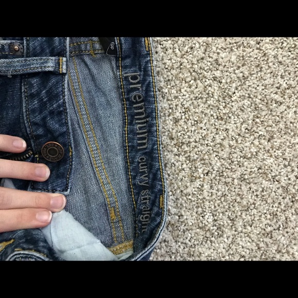 Curvy straight leg GAP jeans - Picture 2 of 4
